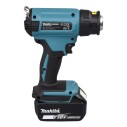 Décapeur électrique Makita DHG180RT1J - 18V, 550 °C, 200 L/min, avec lumière LED et Coffret Makpac