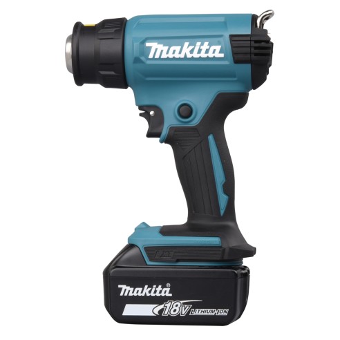 Décapeur électrique Makita DHG180RT1J - 18V, 550 °C, 200 L/min, avec lumière LED et Coffret Makpac