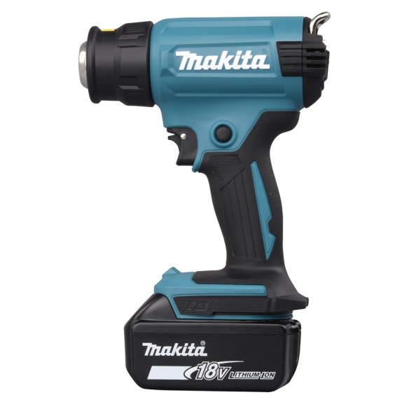 Décapeur électrique Makita DHG180RT1J - 18V, 550 °C, 200 L/min, avec lumière LED et Coffret Makpac