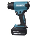 Décapeur électrique Makita DHG180RT1J - 18V, 550 °C, 200 L/min, avec lumière LED et Coffret Makpac