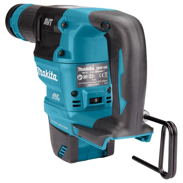 Marteau mini-burineur 18V Makita DHK180Z - SDS-PLUS, 3,1 J, antivibrations AVT - Sans batterie ni chargeur ni Coffret