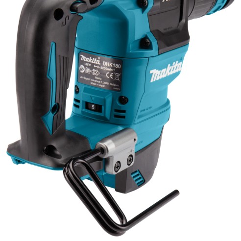 Marteau mini-burineur 18V Makita DHK180Z - SDS-PLUS, 3,1 J, antivibrations AVT - Sans batterie ni chargeur ni Coffret