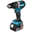 Perceuse combinée Makita DHP484RTJ - 18V, 54 Nm, moteur sans balais, 2 vitesses, lumière LED