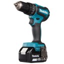 Perceuse combinée Makita DHP485RTJ - 18V, 50 Nm, moteur sans balais, 2 batteries de 5,0Ah