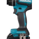 Perceuse combinée Makita DHP485RTJ - 18V, 50 Nm, moteur sans balais, 2 batteries de 5,0Ah