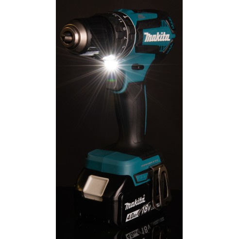 Perceuse combinée Makita DHP485RTJ - 18V, 50 Nm, moteur sans balais, 2 batteries de 5,0Ah