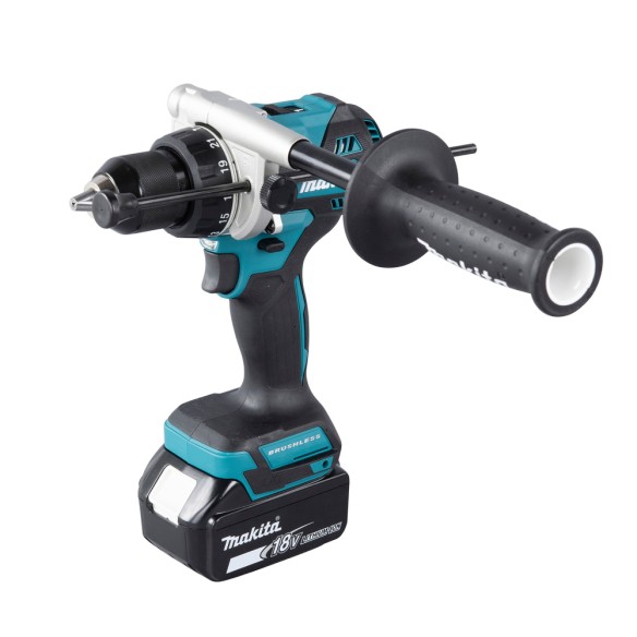 Perceuse combinée Makita DHP486RTJ - 18V, moteur sans balais, 130 Nm, 2 vitesses mécaniques