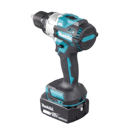 Perceuse combinée Makita DHP486RTJ - 18V, moteur sans balais, 130 Nm, 2 vitesses mécaniques