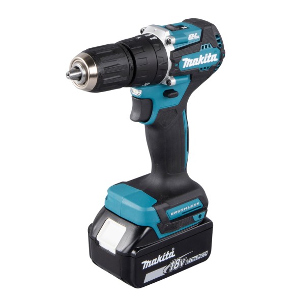 Perceuse combinée Makita DHP487RAJ 18V - 40 Nm - Moteur sans balais - Lumière LED intégrée