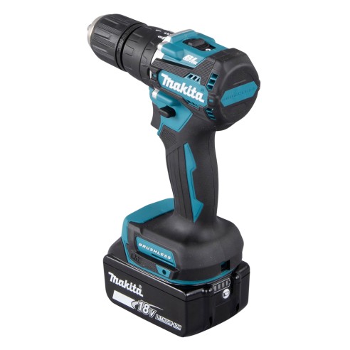 Perceuse combinée Makita DHP487RAJ 18V - 40 Nm - Moteur sans balais - Lumière LED intégrée
