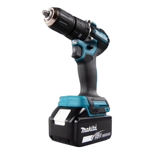 Perceuse combinée Makita DHP487RAJ 18V - 40 Nm - Moteur sans balais - Lumière LED intégrée