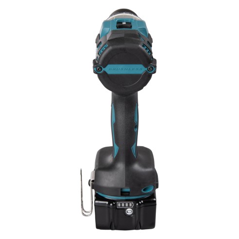 Perceuse Makita DHP489RTJ avec percussion - Moteurs sans balais - Avec deux batteries 18V 5.0Ah - Lumière LED