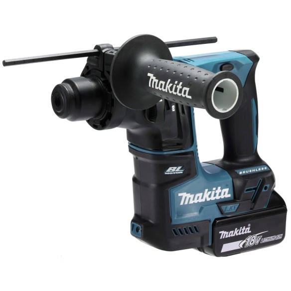 Marteau léger Makita DHR171RTJ - 18V, SDS-PLUS, 1,2 J, moteur sans balais, 17 mm béton