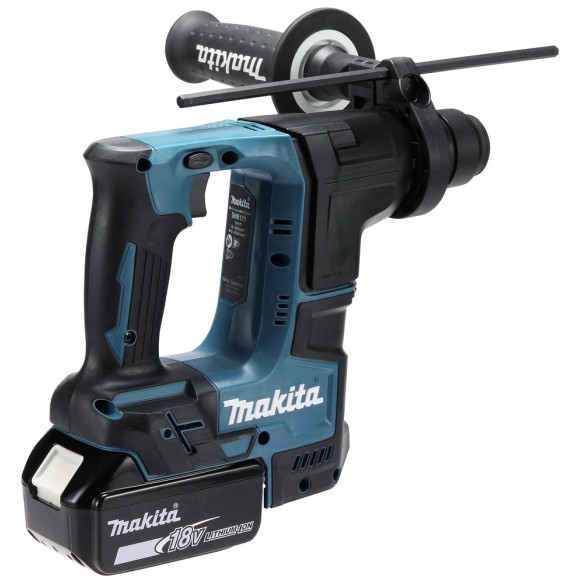 Marteau léger Makita DHR171RTJ - 18V, SDS-PLUS, 1,2 J, moteur sans balais, 17 mm béton