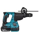 Marteau léger Makita DHR243RTJ - 18V, 2,0 J, 24 mm dans le béton, moteur sans balais
