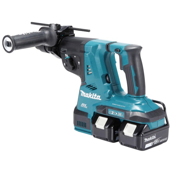 Marteau perforateur SDS-Plus Makita DHR283PT2J - 18V X2, 2,9 J, antivibrations et mandrin rapide