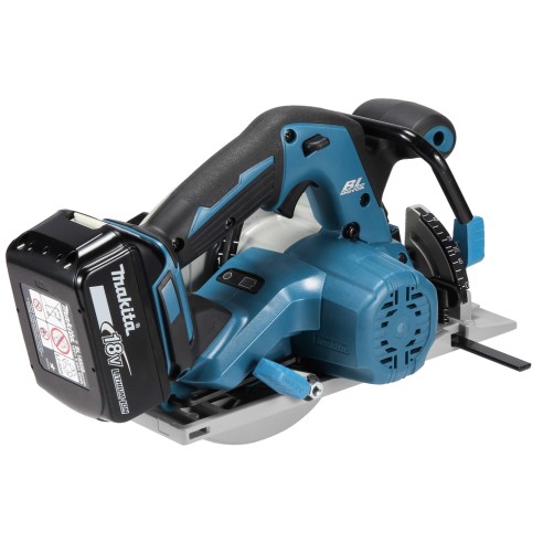 Scie circulaire Makita DHS680RMJ 18V - Compacte, moteur sans balais, profondeur de coupe 57 mm