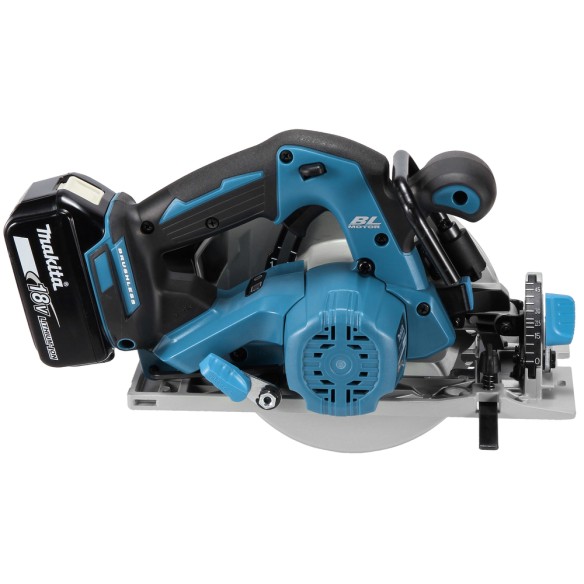 Scie circulaire Makita DHS680RMJ 18V - Compacte, moteur sans balais, profondeur de coupe 57 mm