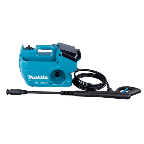 Nettoyeur haute pression portable Makita DHW080ZK - 36V (18V x2) - 80 bar, réservoir d'eau 50L - Sans batteries ni chargeur