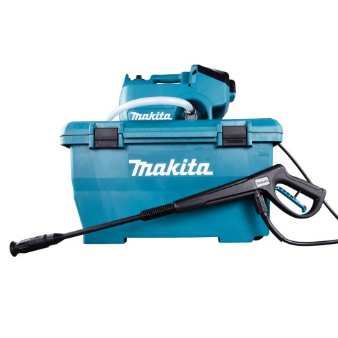 Nettoyeur haute pression portable Makita DHW080ZK - 36V (18V x2) - 80 bar, réservoir d'eau 50L - Sans batteries ni chargeur