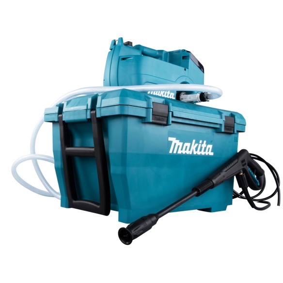 Nettoyeur haute pression portable Makita DHW080ZK - 36V (18V x2) - 80 bar, réservoir d'eau 50L - Sans batteries ni chargeur