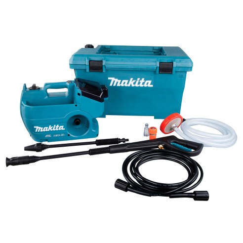 Nettoyeur haute pression portable Makita DHW080ZK - 36V (18V x2) - 80 bar, réservoir d'eau 50L - Sans batteries ni chargeur
