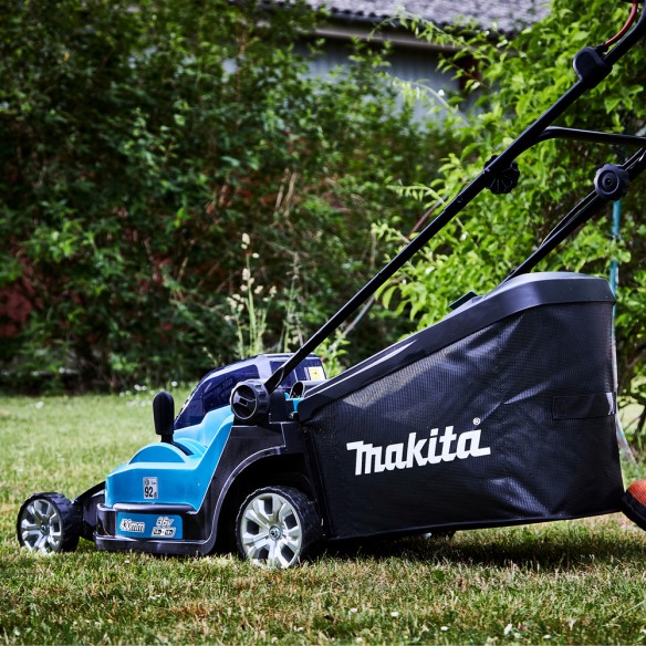 Tondeuse à gazon sans-fil Makita DLM432CT2 - 43 cm - 36V (18V x2) - Légère et pliable