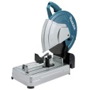 Tronçonneuse Makita DLW140PT2 - 355 mm - 36V (18V x2) - Coupe de métal précise et sécurisée - Moteur sans balais