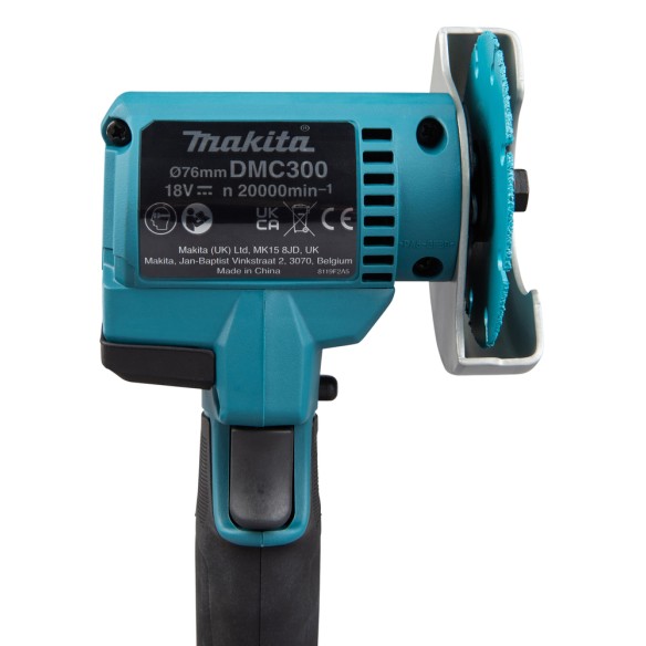Coupes disques Makita DMC300RTJ - 18V, 20000 tr/min, lumière LED et frein électrique