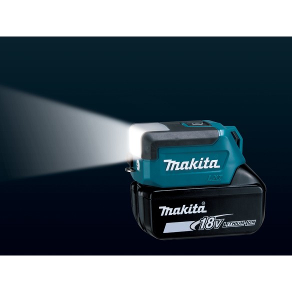 Lampe de travail à batterie Makita DML817 - 14,4V/18V - 3 modes d'éclairage, port USB