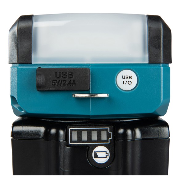 Lampe de travail à batterie Makita DML817 - 14,4V/18V - 3 modes d'éclairage, port USB