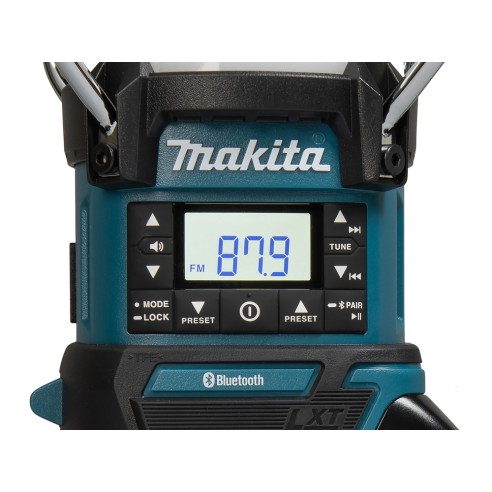 Lampe de camping Makita DMR057 - Lampe multifonction 14,4V/18V, Bluetooth et radio FM