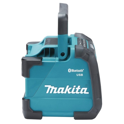 Haut-parleur Bluetooth Makita DMR201 - 12Vmax/18V, IP64, connexion AUX et USB, idéal pour le travail et les loisirs