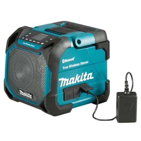 Enceinte Bluetooth Makita DMR203 - IP65, 12Vmax/18V, 35 heures d'autonomie, charge USB