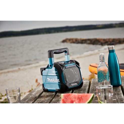 Enceinte Bluetooth Makita DMR203 - IP65, 12Vmax/18V, 35 heures d'autonomie, charge USB