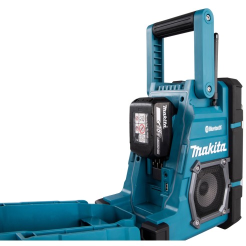 Radio de travail Makita DMR300 - Bluetooth, IP64, chargeur CXT/LXT 12Vmax-18V