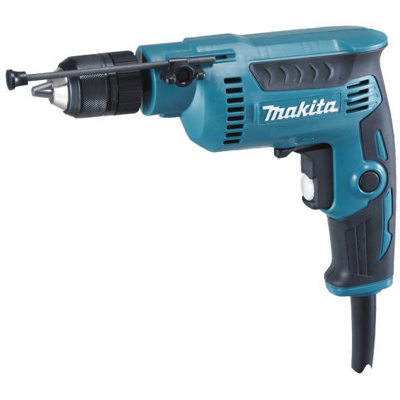 Perceuse électrique Makita DP2011 - 370 W, 0-4200 tr/min, mandrin automatique, perçage dans le métal