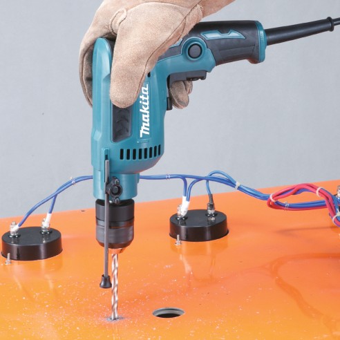 Perceuse électrique Makita DP2011 - 370 W, 0-4200 tr/min, mandrin automatique, perçage dans le métal