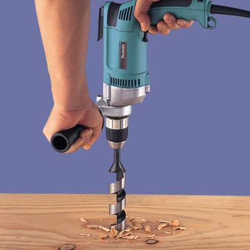 Perceuse électrique Makita DP4003 - 750 W, 73 Nm, vitesse variable 0-600 tr/min, idéale pour le bois