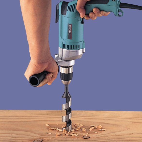 Perceuse électrique Makita DP4003 - 750 W, 73 Nm, vitesse variable 0-600 tr/min, idéale pour le bois