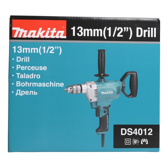 Perceuse Visseuse Makita DS4012 - 750 W, vitesse variable, poignée rotative pour le mélange de matériaux