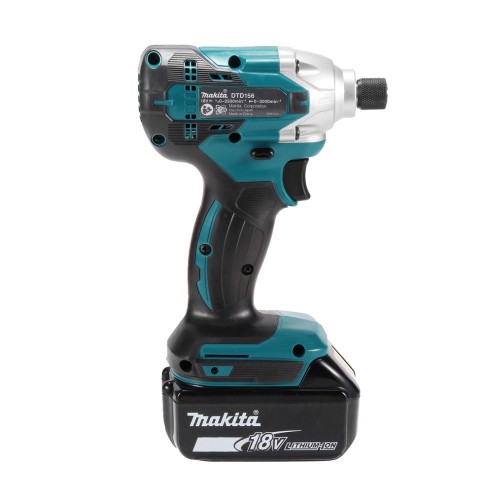 Visseuse à chocs sans-fil Makita DTD156RT1J - 18V - 155 Nm - Lumière LED intégrée