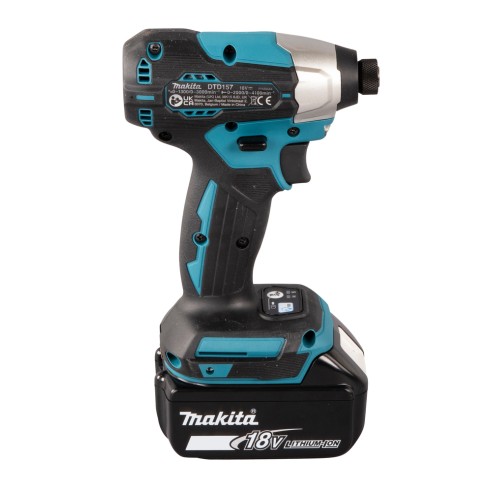 Visseuse à chocs Makita DTD157RTJ - 18V - 140 Nm - Moteur sans balais - Lumière LED