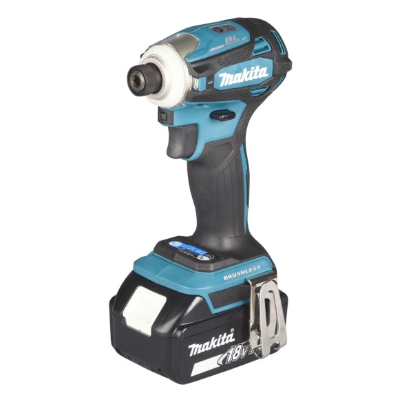 Visseuse à chocs Makita DTD172RTJ - 18V, 180 Nm, moteur sans balais, 2 batteries de 5Ah
