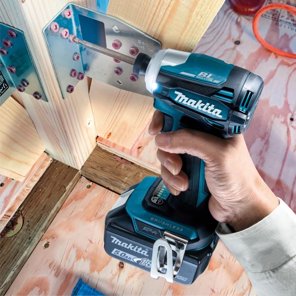 Visseuse à chocs Makita DTD172RTJ - 18V, 180 Nm, moteur sans balais, 2 batteries de 5Ah