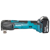 Outil oscillant Makita DTM51RMEX1 - 18V LXT, vitesse variable 6000-20000 tr/min, comprend 2 batteries 2