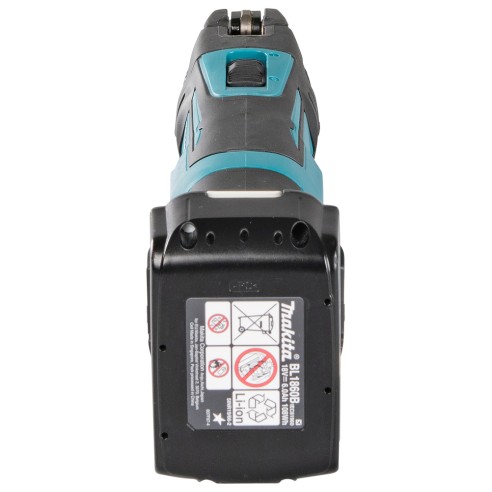 Outil oscillant Makita DTM51RMEX1 - 18V LXT, vitesse variable 6000-20000 tr/min, comprend 2 batteries