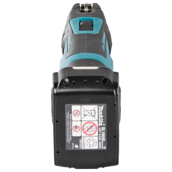 Outil oscillant Makita DTM51RMEX1 - 18V LXT, vitesse variable 6000-20000 tr/min, comprend 2 batteries