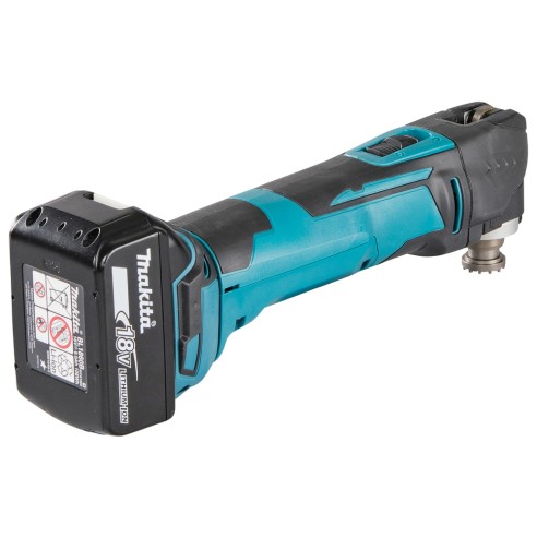 Outil oscillant Makita DTM51RMEX1 - 18V LXT, vitesse variable 6000-20000 tr/min, comprend 2 batteries