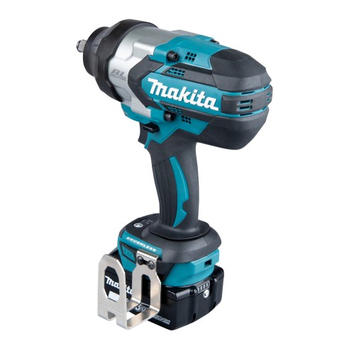 Clé à chocs Makita DTW1002RTJ - 18V, 1200 Nm, moteur sans balais, 2 batteries 5Ah